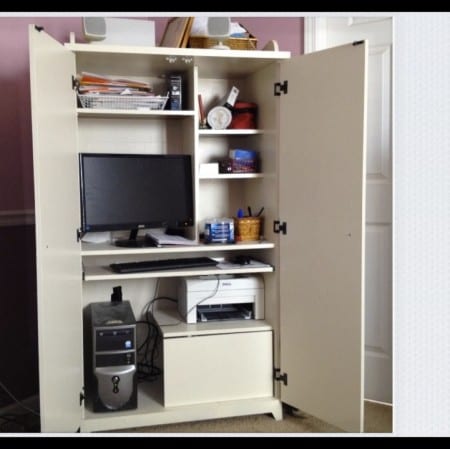 Re-painted Computer Cabinet