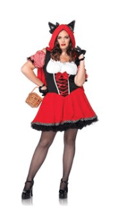 Red Riding Wolf Adult Plus Size Womens Costume