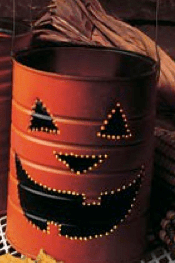 Halloween Tin Can
