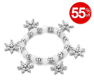 Snowflake Dangle Bracelet
