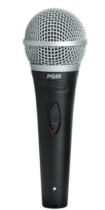 Shure PG58 XLR Cardioid Dynamic Vocal Microphone with XLR to XLR Cable  Musical Instruments