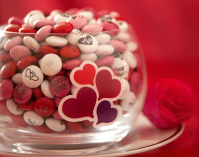MM's Customized Valentines Day Candy