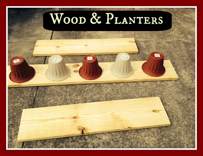 Wood & Planters