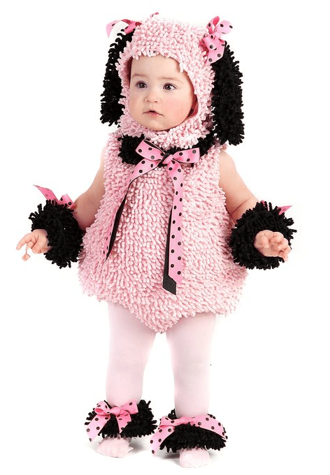Pink Poodle Infant Toddler Costume