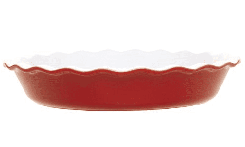 Emile Henry 12 Inch Pie Dish Cerise Red