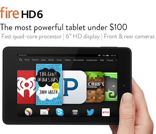 Amazon's Fire HD 6